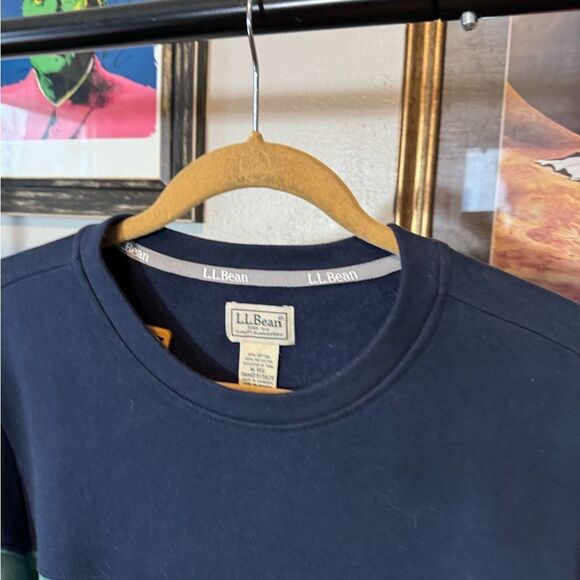 L.L. Bean Colorblock Sweatshirt - Picture 3 of 9